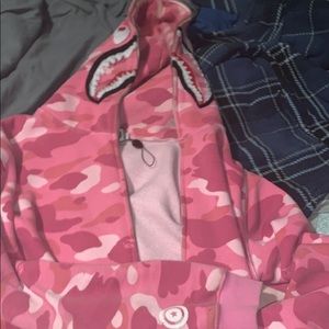 ABC Pink Camo Bape Hoodie